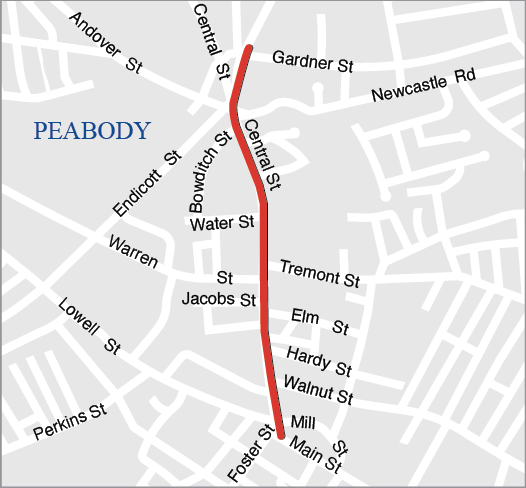 PEABODY: REHABILITATION OF CENTRAL STREET PEABODY: REHABILITATION OF CENTRAL STREET